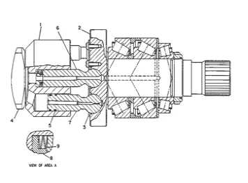 9T-3714 9T-3870 Rotating Gp Pump 9T-3370 Barrel Cylinder(pic1)