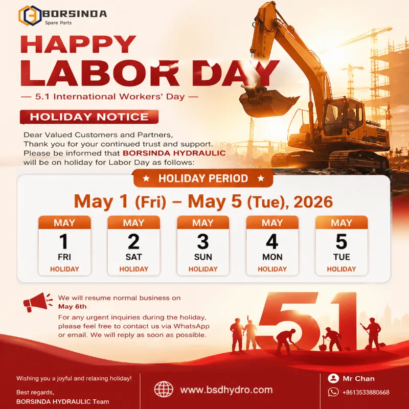 2026 Labor Day Holiday Notice - BORSINDA HYDRAULIC(pic1)